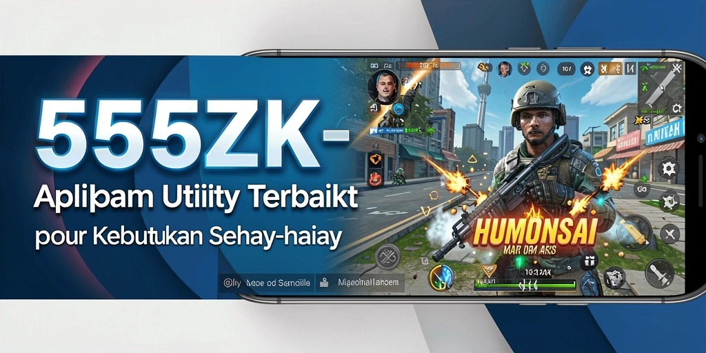 Tampilan antarmuka 555ZK yang bersih dan mudah digunakan.