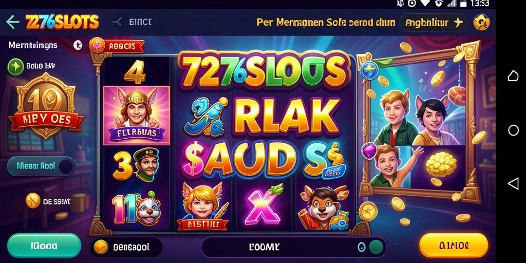 Tampilan gameplay 7276SLOTS yang menarik dan seru.