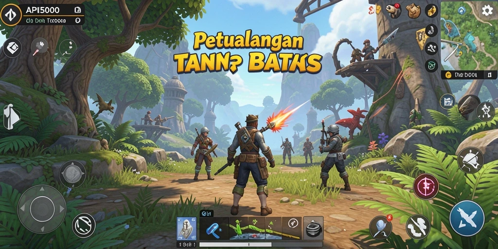 Tangkapan layar menunjukkan eksplorasi dunia Open World yang luas dan dinamis.