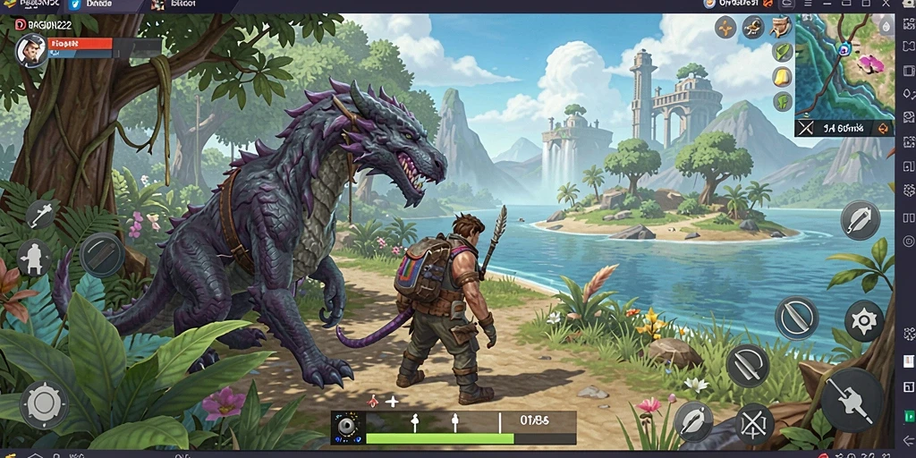 Tampilan gameplay menarik dari DRAGON222 dalam eksplorasi dunia terbuka.