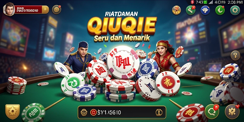 Screenshot permainan QiuQiu yang menarik dalam FIATOGEL.