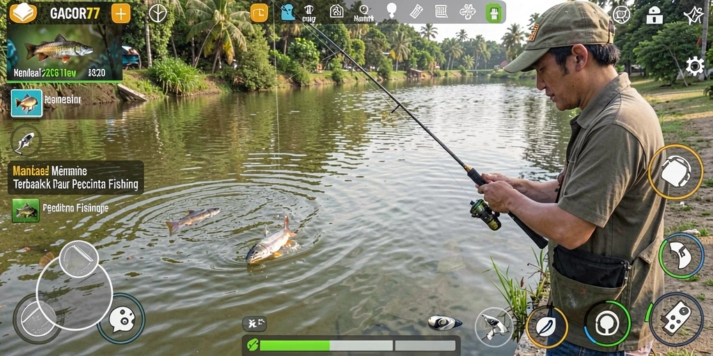 Gameplay GACOR77 yang seru dengan pengalaman memancing yang mendebarkan.