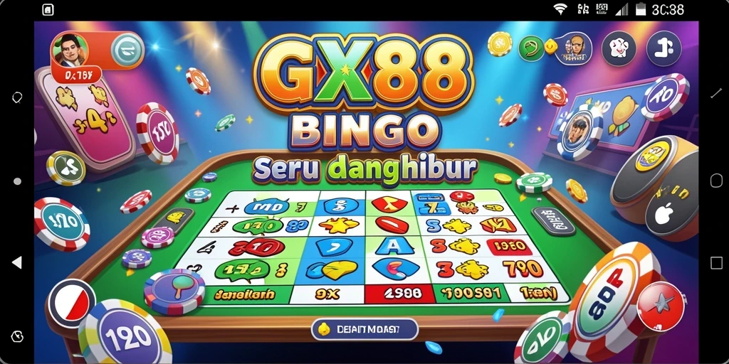 Screenshot gameplay GX88 yang menampilkan aksi Bingo yang seru.