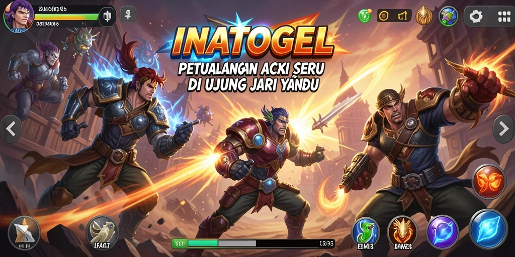 Gameplay action seru dalam INATOGEL, tunjukkan kemampuan bertarung Anda!