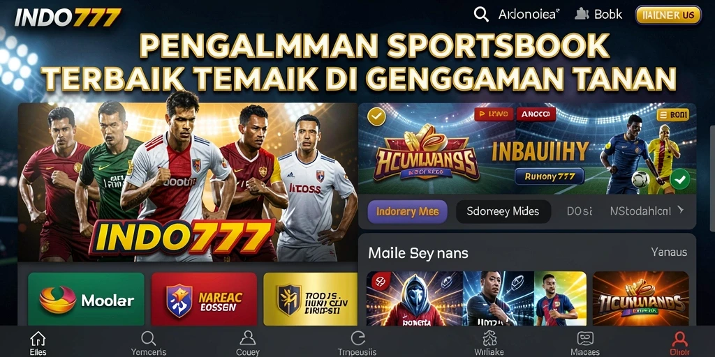Tampilan gameplay Sportsbook yang menarik dan interaktif.