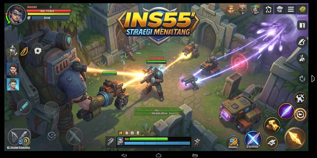 Screenshot dari gameplay seru di INS55 yang menampilkan strategi menarik.