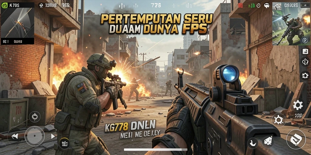 Gameplay seru dari KG778 dengan aksi tembak-menembak yang mendebarkan.