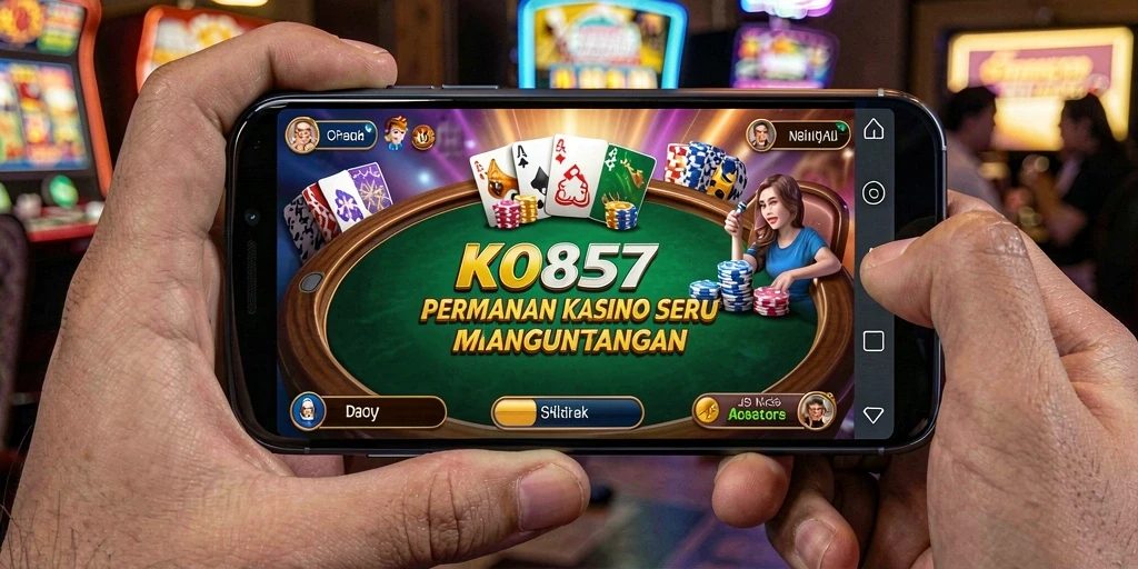 Screenshot gameplay KO857 yang menampilkan momen seru dalam permainan Kasino.