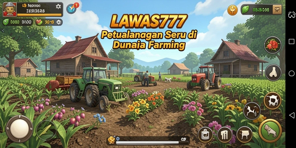 Gameplay menarik di <strong>LAWAS777</strong> dengan petualangan bertani yang seru.