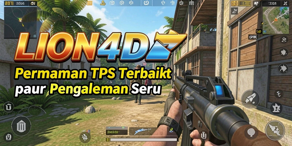 Tampilan aksi intens dalam gameplay LION4D.