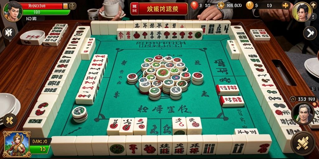 Tampilan gameplay Mahjong yang seru dalam N32.