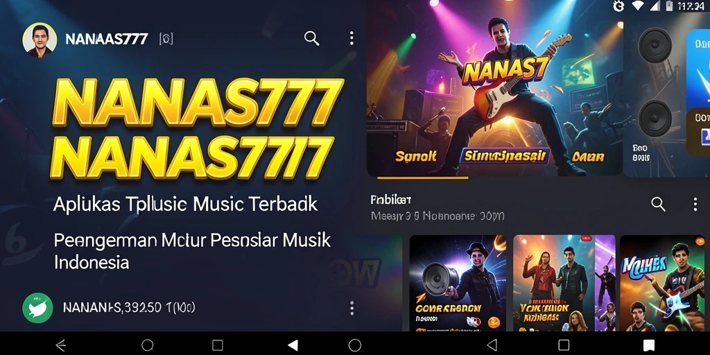 Screenshot gameplay NANAS777 dengan tampilan menarik dan koleksi musik.