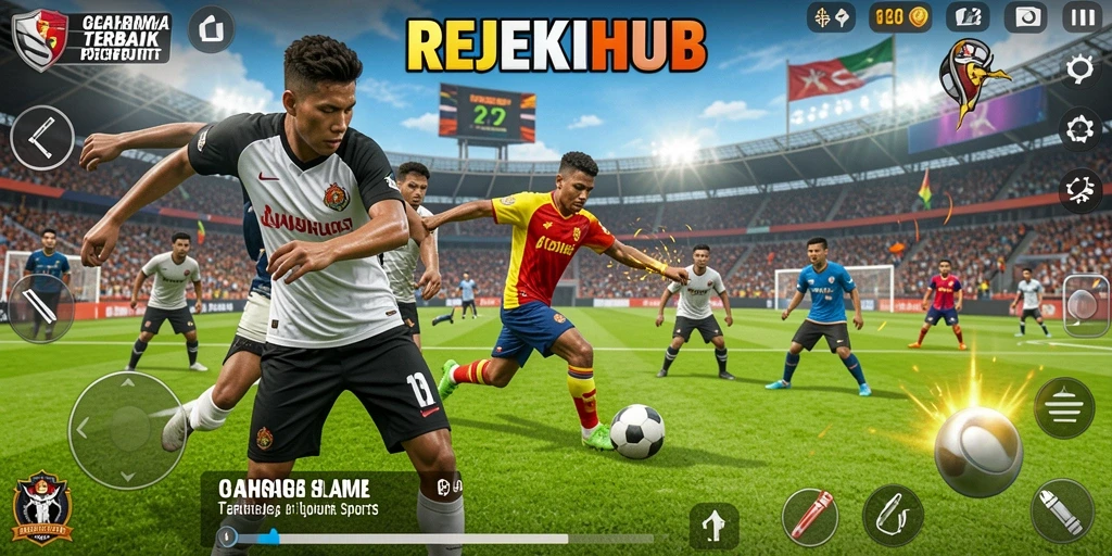 Tampilan gameplay penuh aksi dari REJEKIHUB