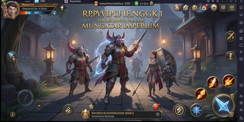 Gameplay RPVIP1 yang menggugah adrenalin dalam pertempuran strategis.