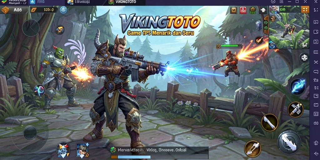 Tampilan gameplay seru VIKINGTOTO dengan aksi mendebarkan.