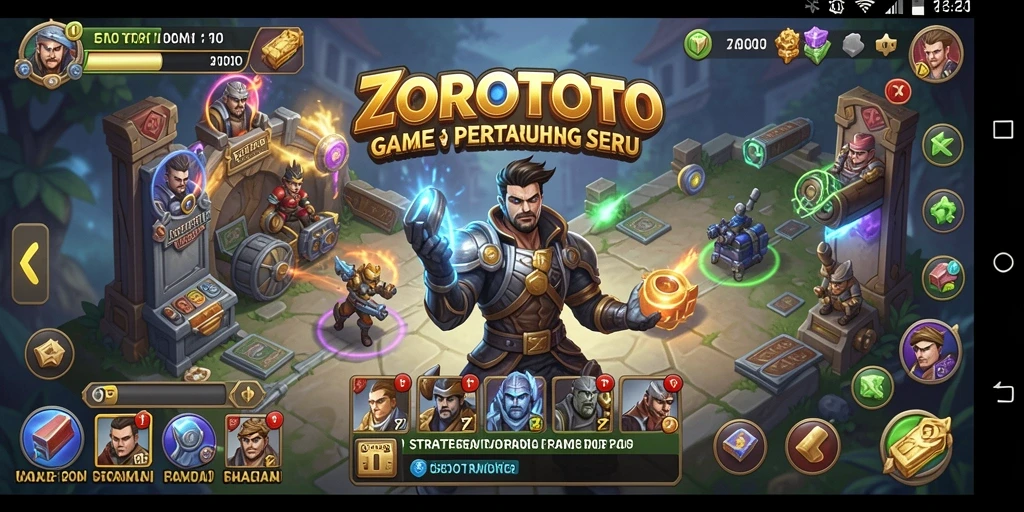 Tampilan gameplay menarik dari ZOROTOTO dengan strategi taruhan.